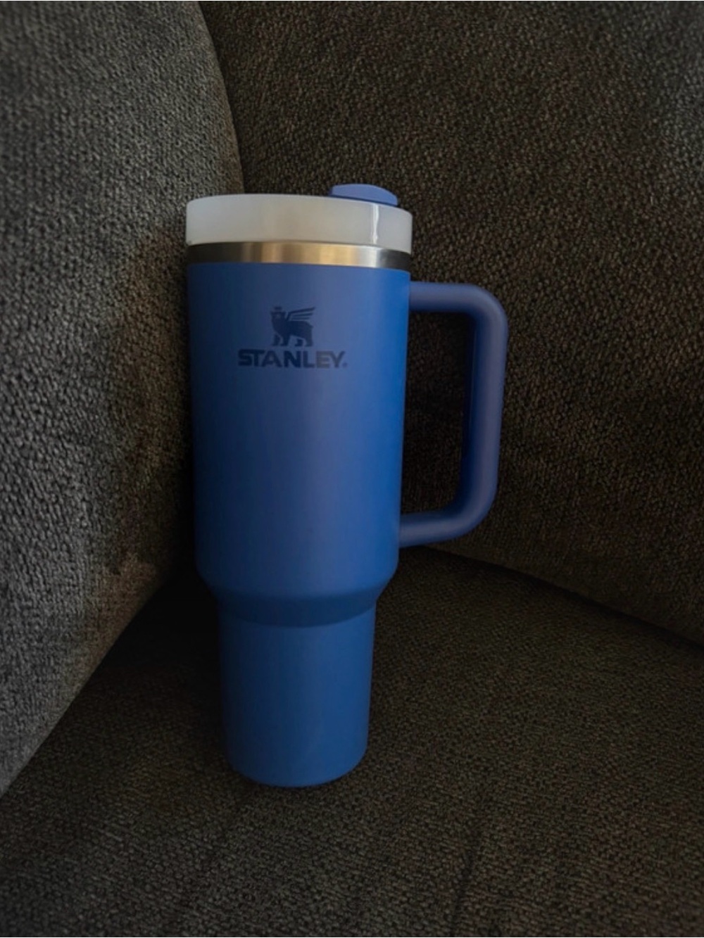 Stanley Blue Insulated Travel Mug with Handle